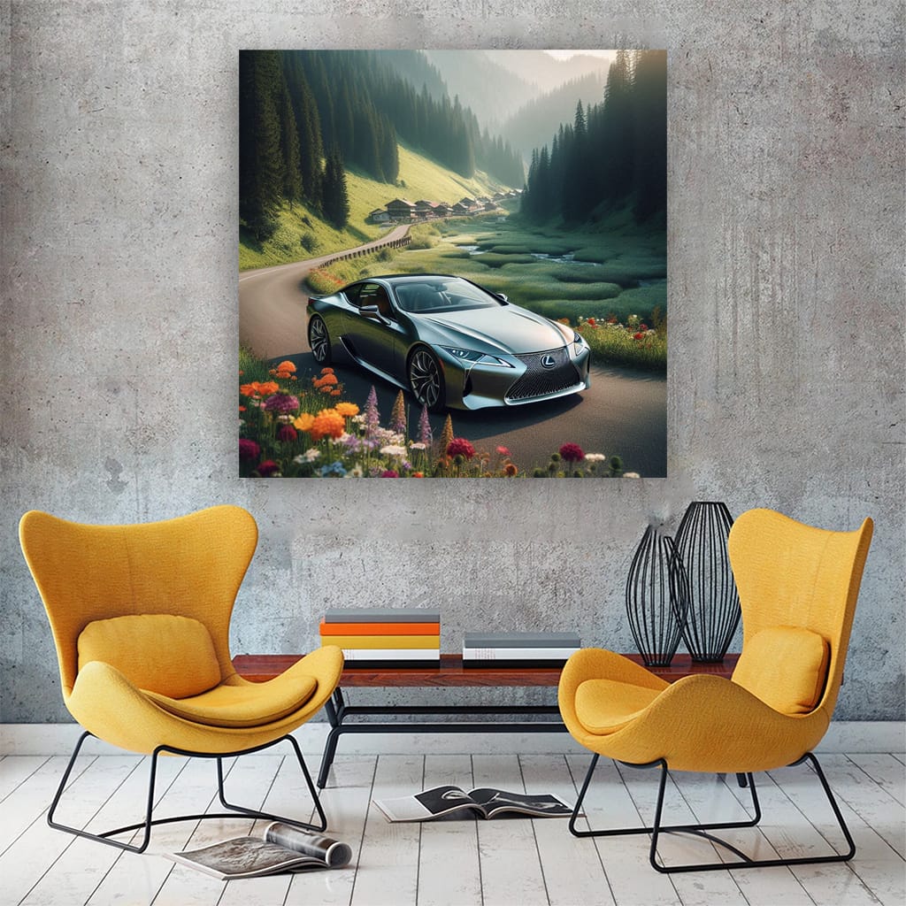 Lexus Lc Vall Wall Art