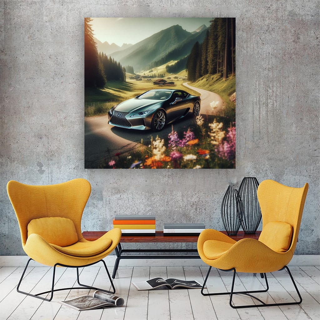 Lexus Lc Valley Wall Art