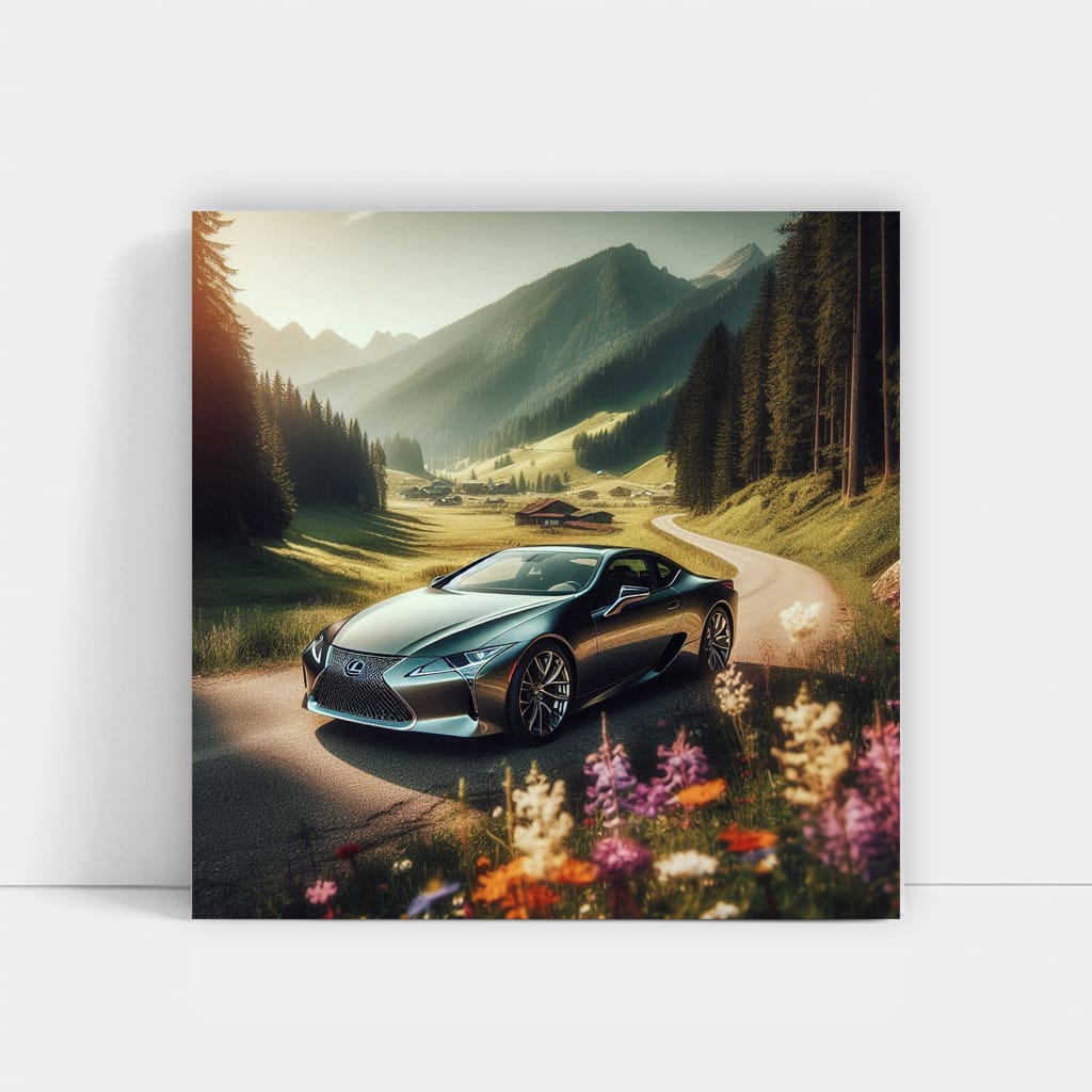 Lexus Lc Valley Wall Art