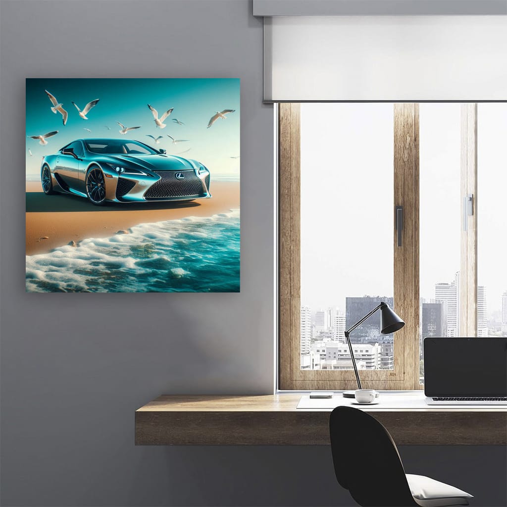 Lexus Lfa On Bea Wall Art