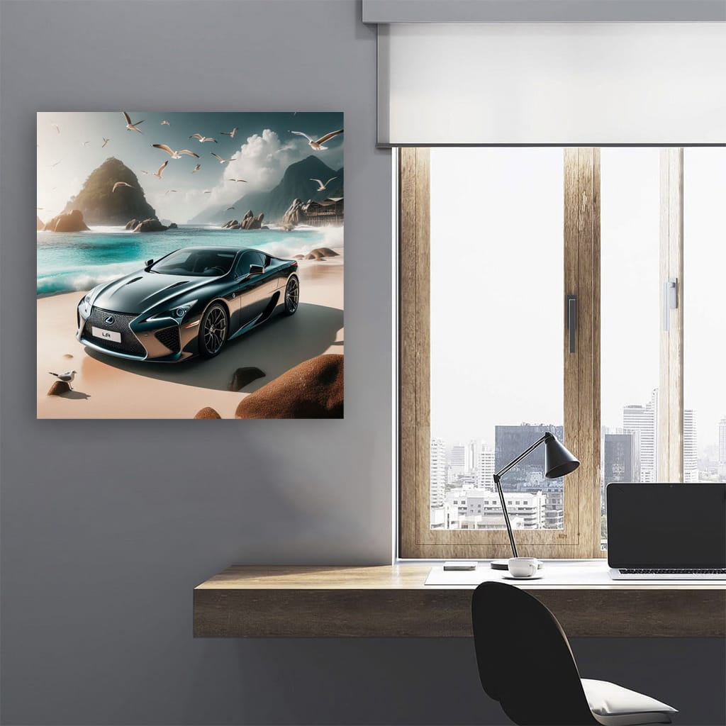 Lexus LFA on Beach - Exotic Beauty and Performance