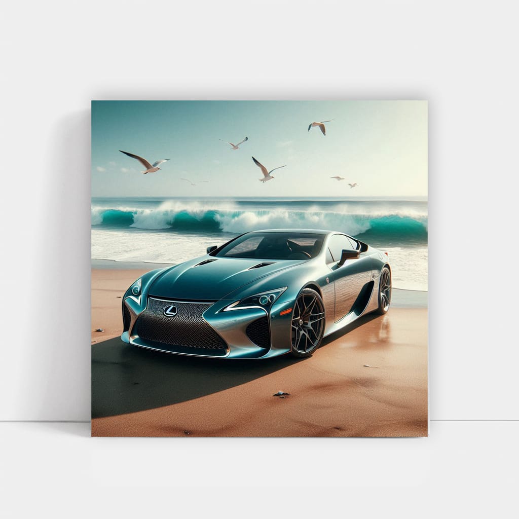 Lexus LFA on Beach - Ultimate Performance Machine