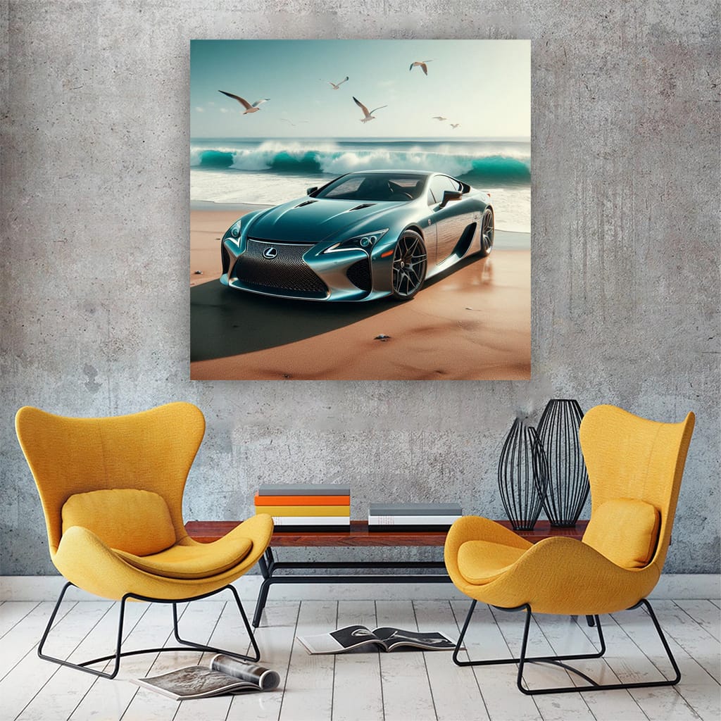 Lexus LFA on Beach - Ultimate Performance Machine