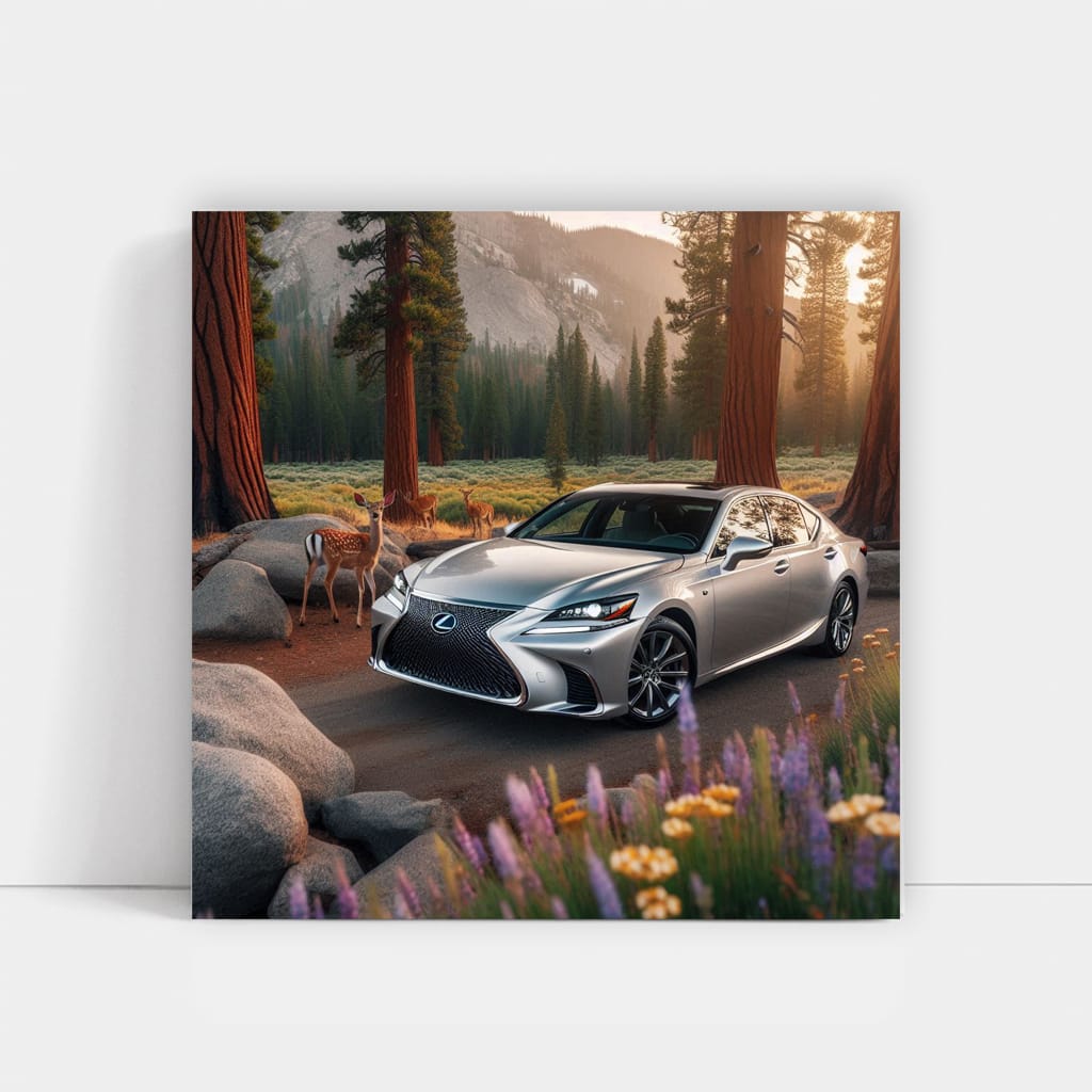 Lexus LS at National Park - Elegance Meets Adventure