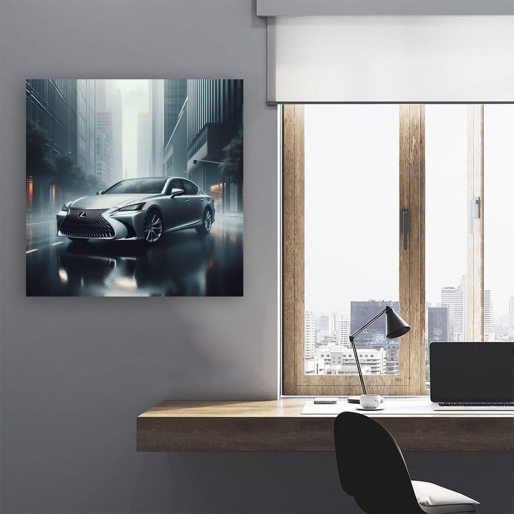 Lexus Ls Overcast Weath Wall Art