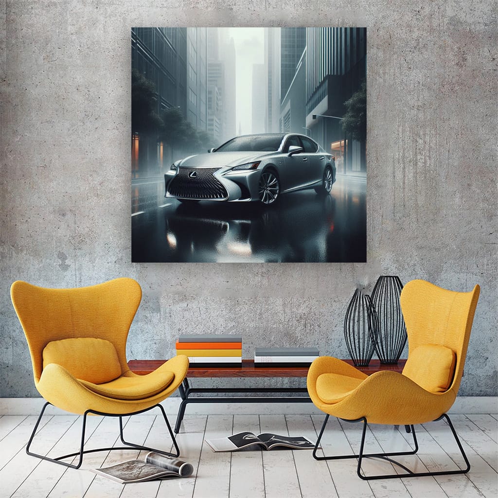 Lexus Ls Overcast Weath Wall Art