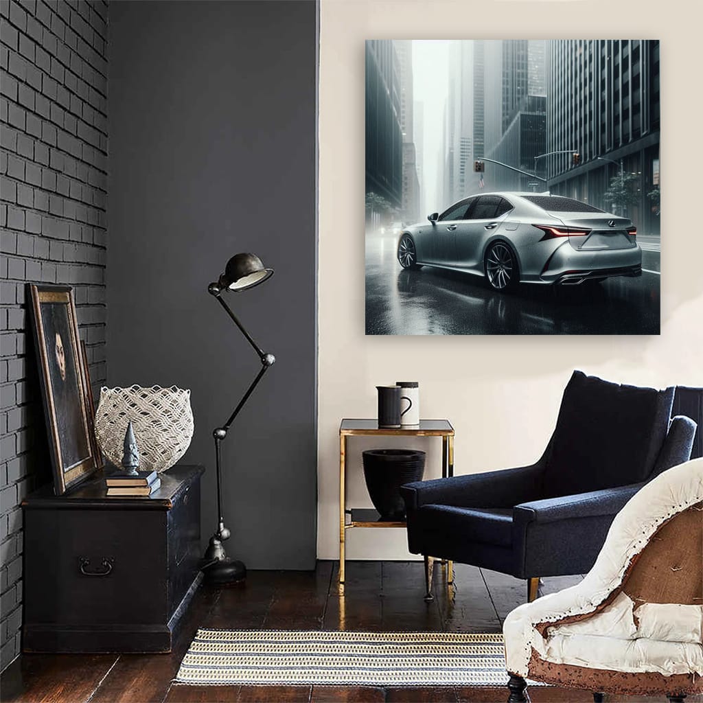 Lexus Ls Overcast Weather Wall Art