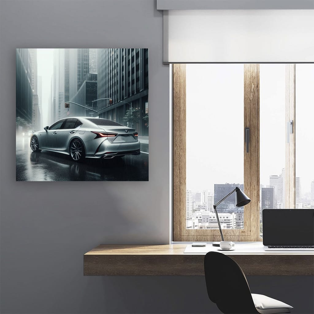 Lexus LS in Cloudy Weather - Elegance Meets Performance