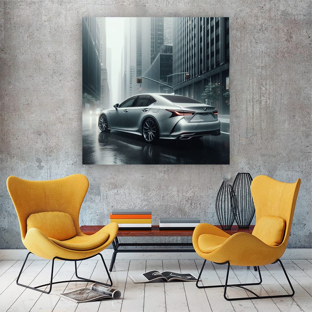 Lexus Ls Overcast Weather Wall Art