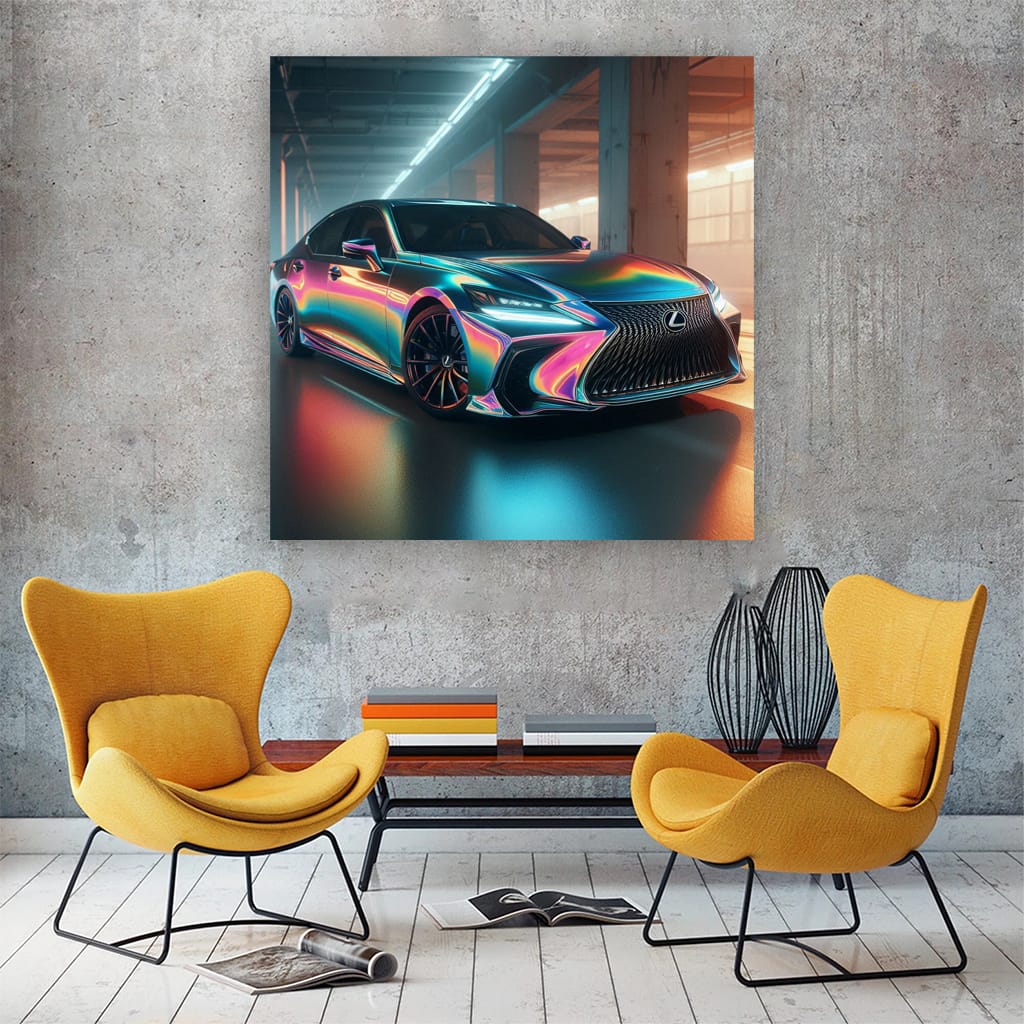 Lexus Ls Paint Wall Art