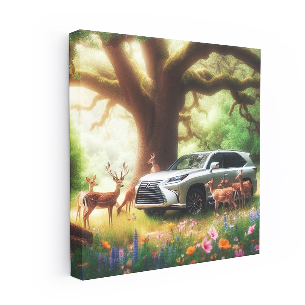 Lexus Lx Forest Wall Art