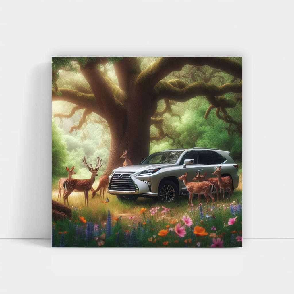 Lexus Lx Forest Wall Art