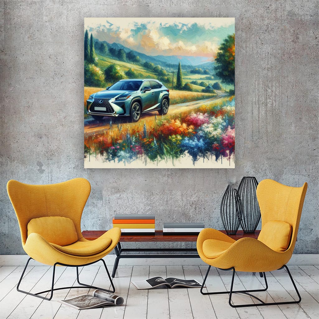 Lexus Nx Impressionism Wall Art