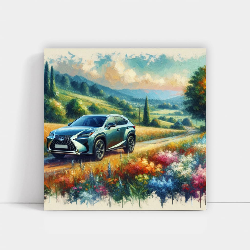 Lexus Nx Impressionism Wall Art