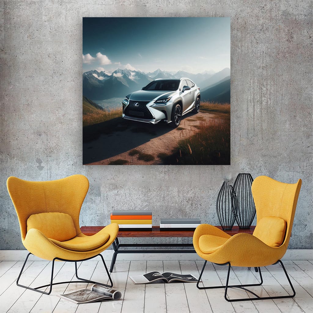 Lexus Nx Mounta Wall Art