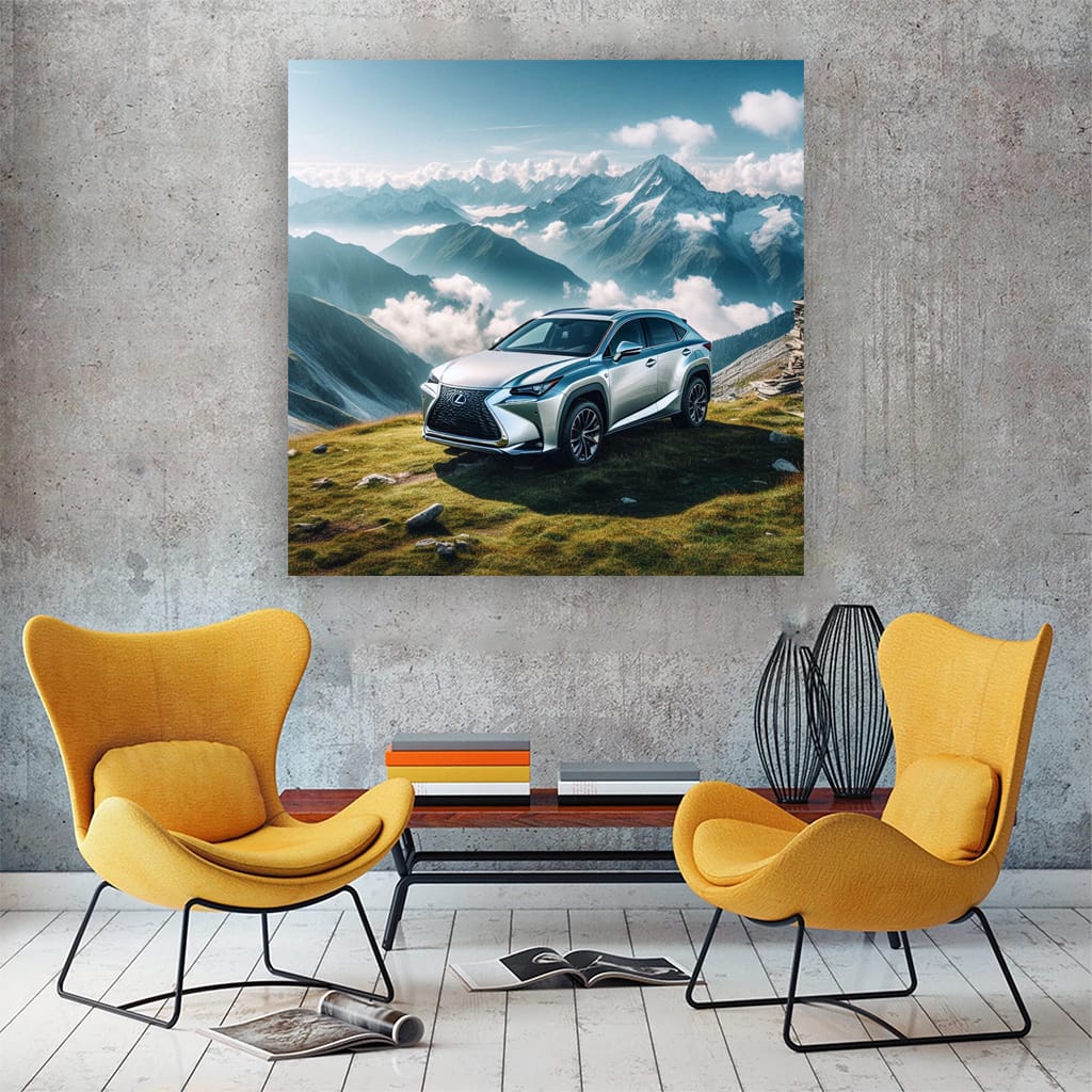 Lexus Nx Mountain Wall Art