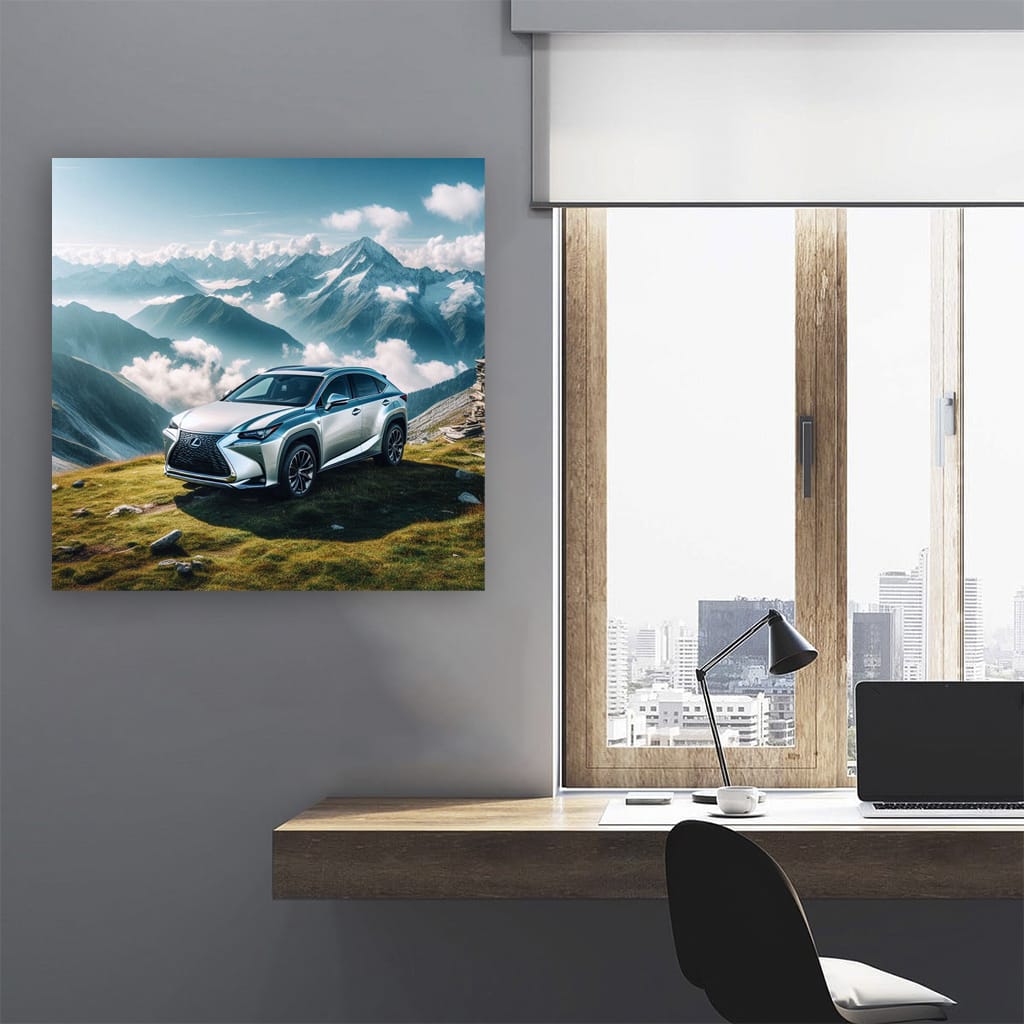 Lexus Nx Mountain Wall Art