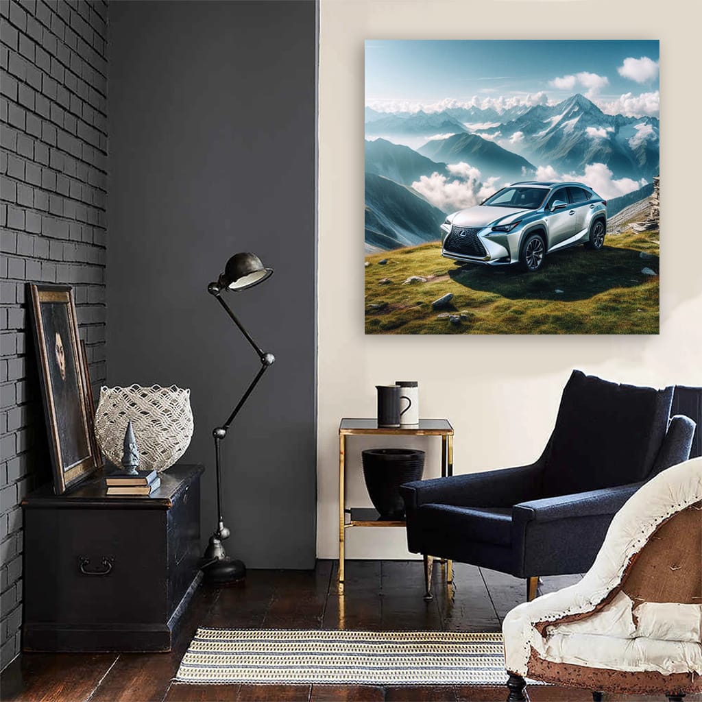 Lexus Nx Mountain Wall Art