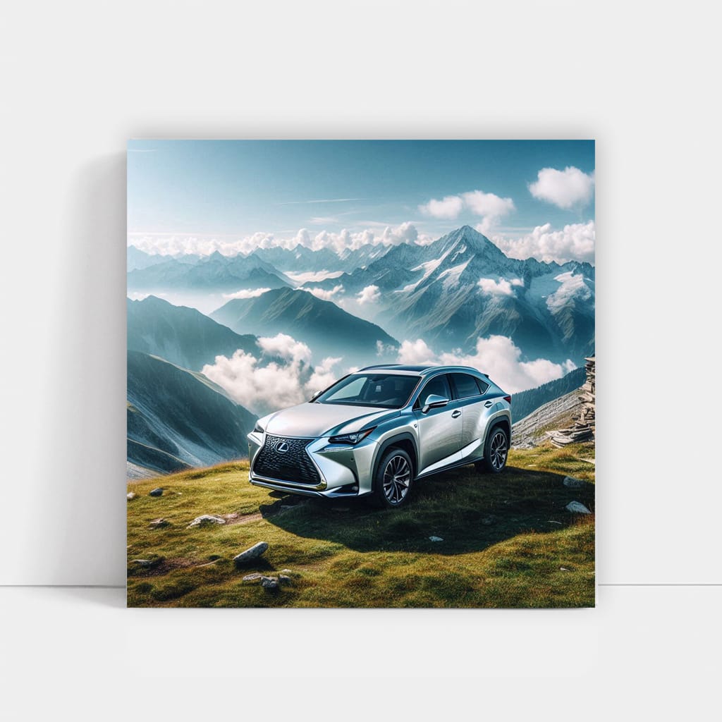 Lexus Nx Mountain Wall Art