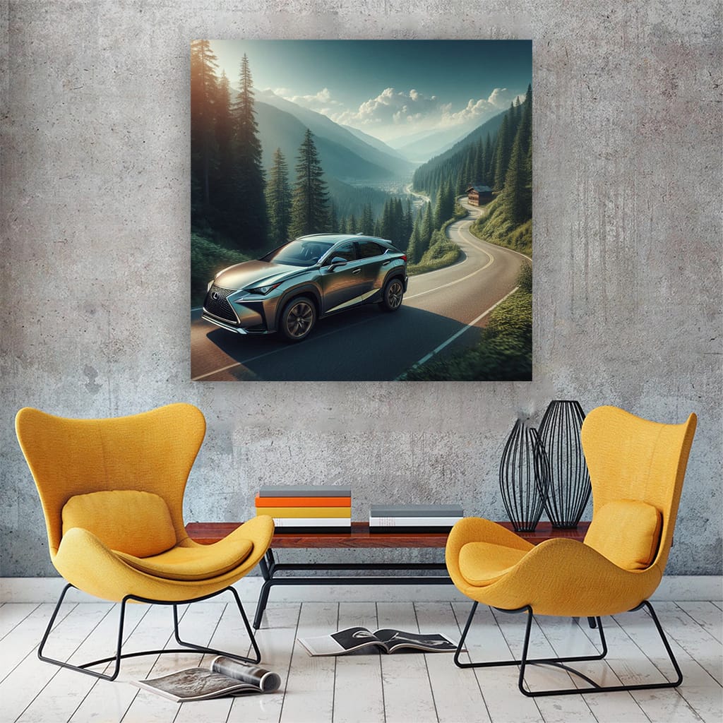 Lexus Nx Road Wall Art