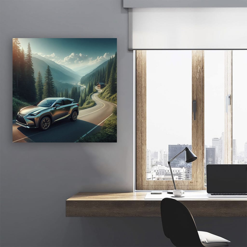 Lexus Nx Road Wall Art