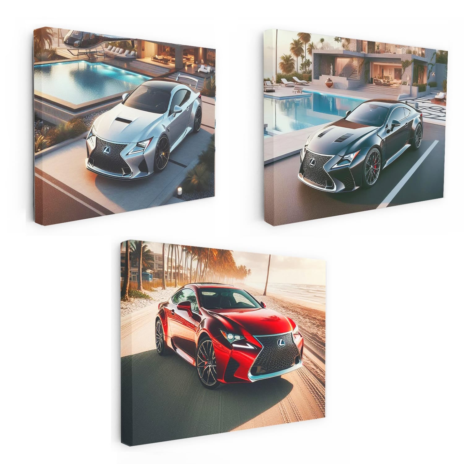 Lexus Rc Set of 3