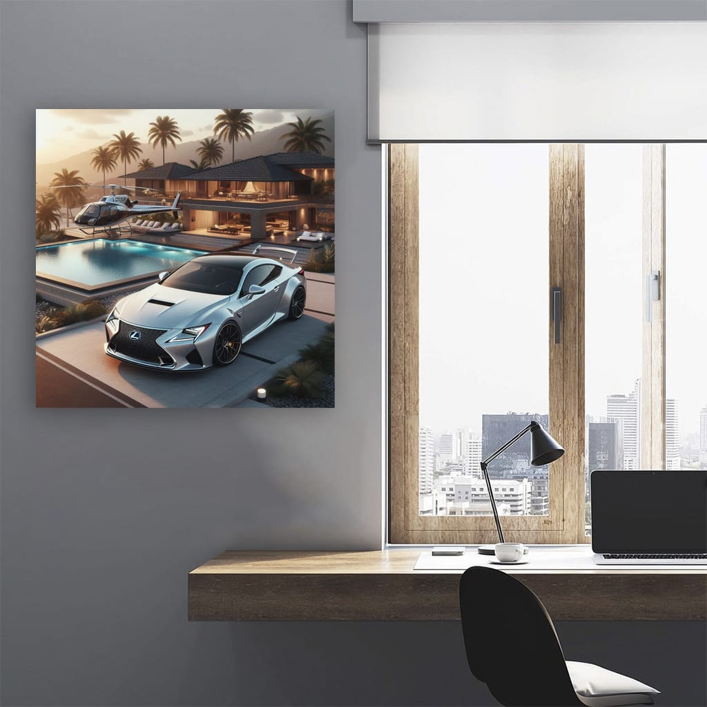 Lexus Rc Luxury Li Wall Art