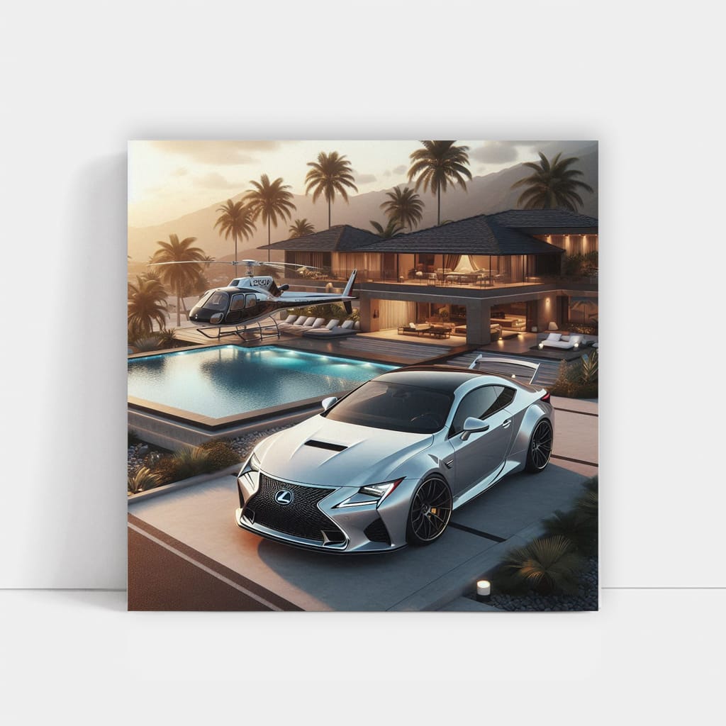 Lexus Rc Luxury Li Wall Art