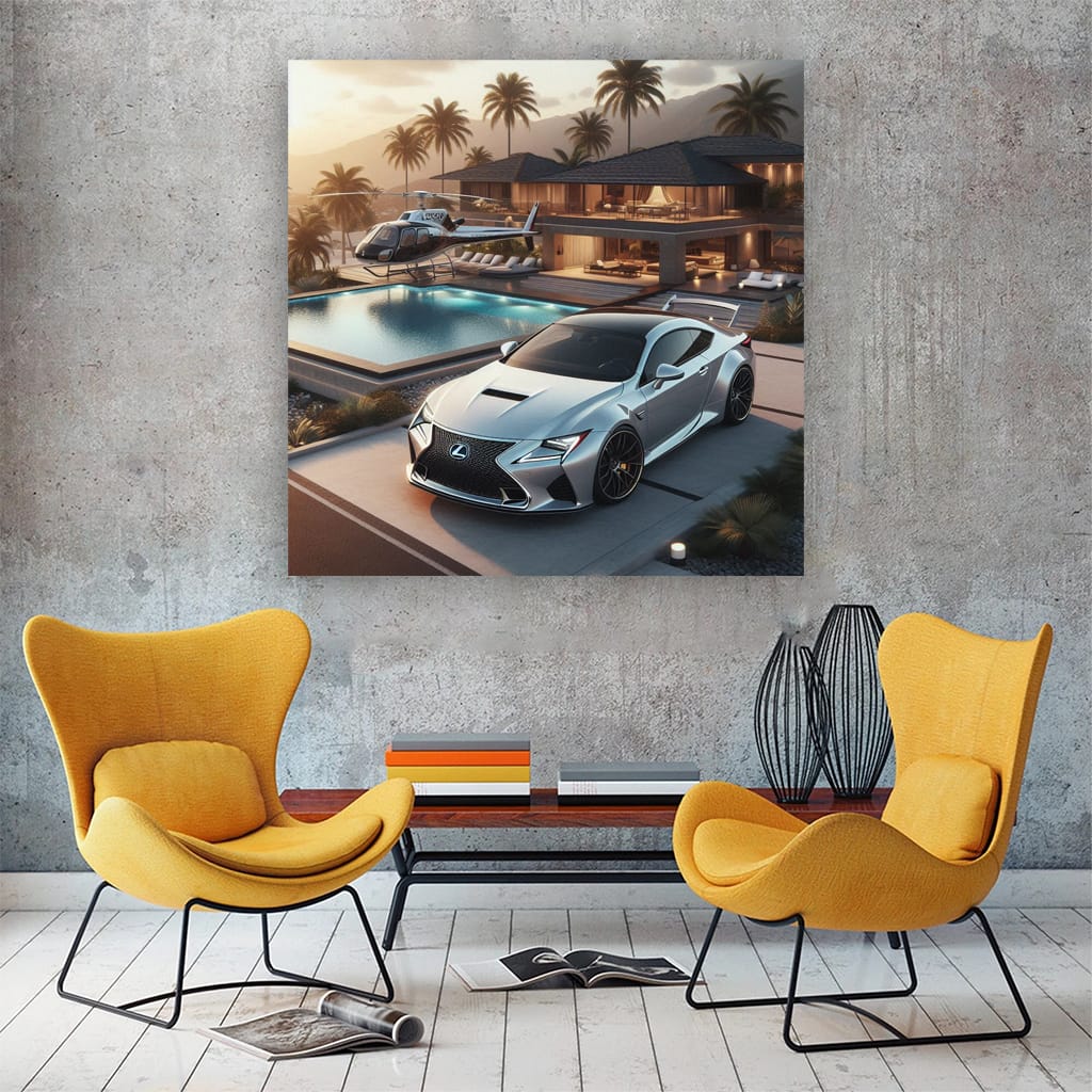 Lexus Rc Luxury Li Wall Art