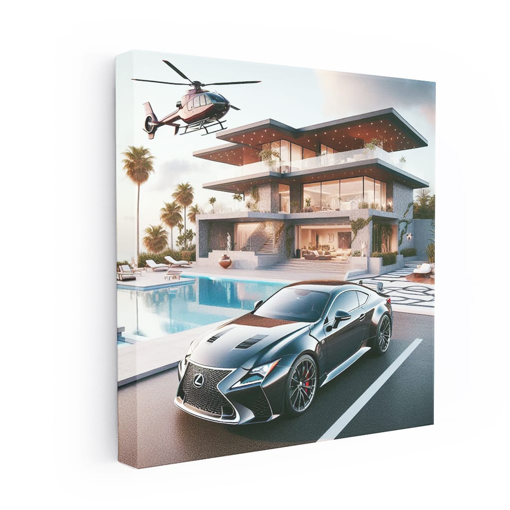 Lexus Rc Luxury Life Wall Art