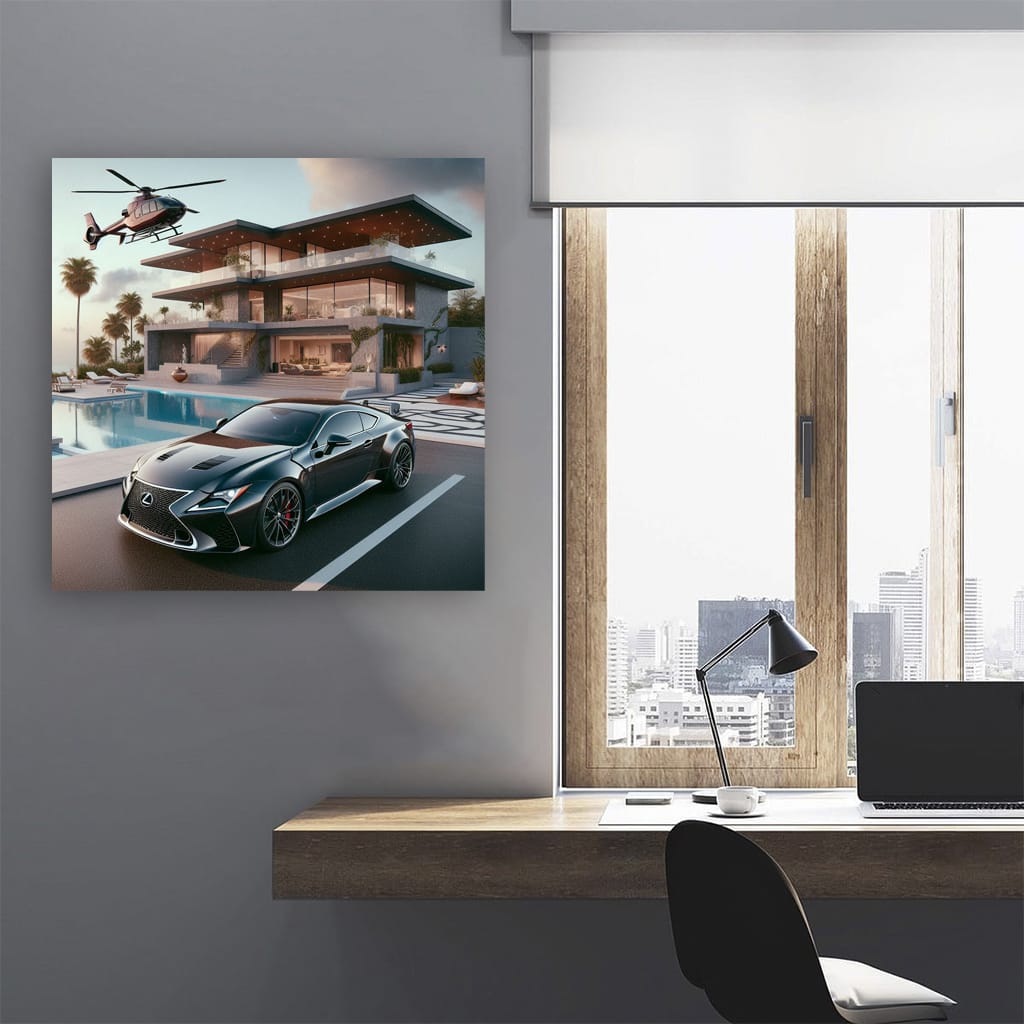 Lexus Rc Luxury Life Wall Art