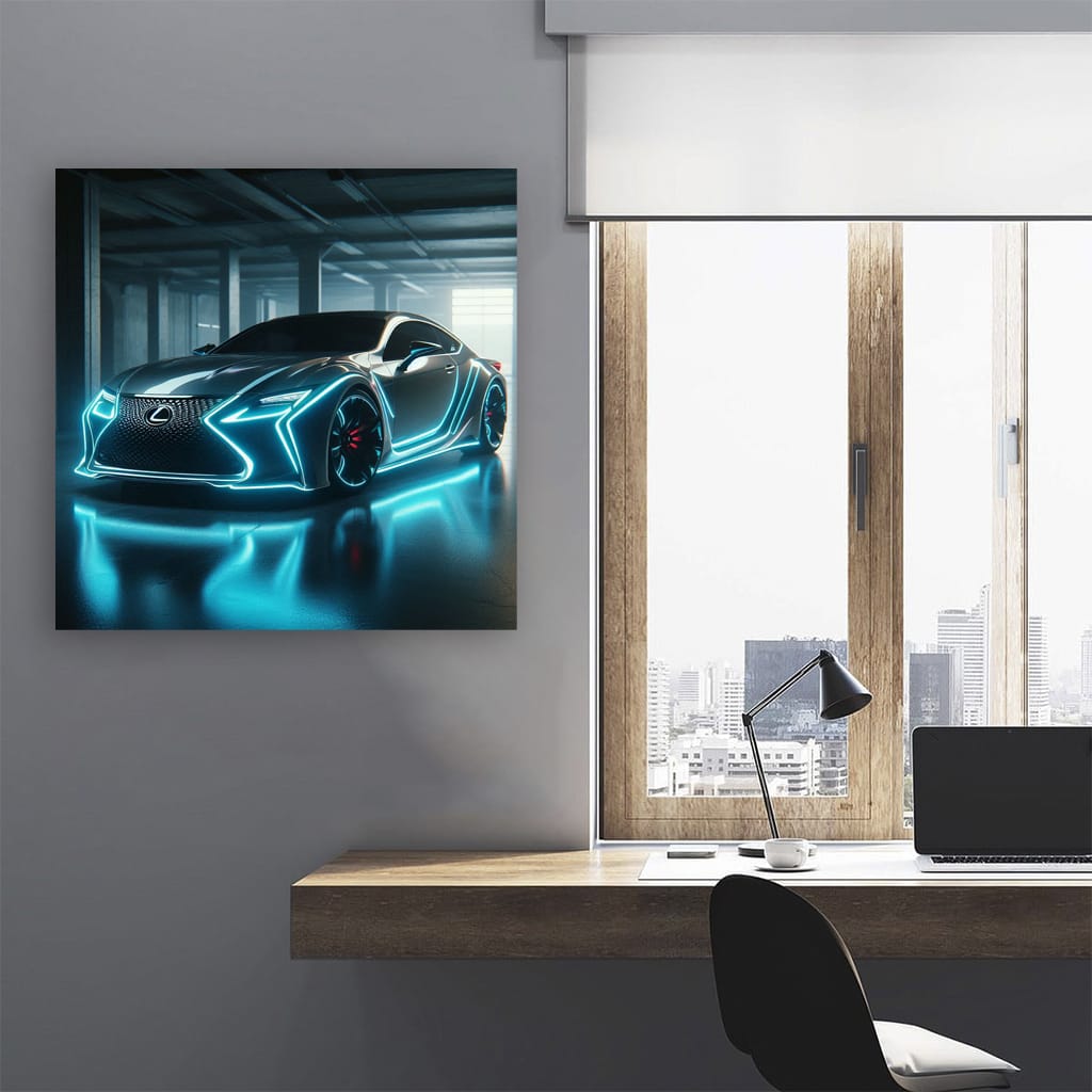Neon Lexus RC: Sleek, Modern, and Boldly Stylish
