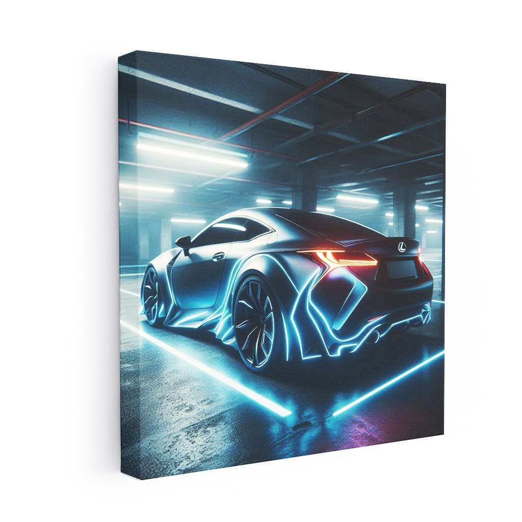 Lexus Rc Neon Wall Art