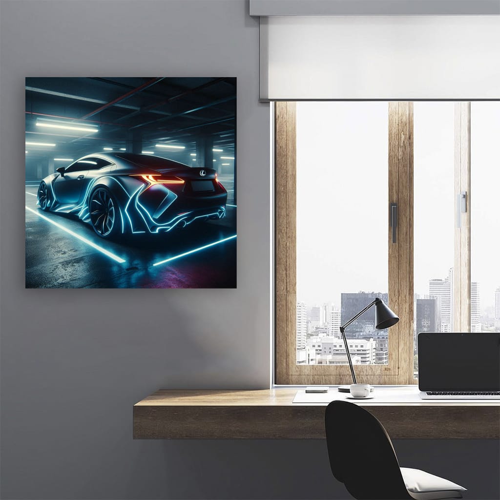 Lexus Rc Neon Wall Art