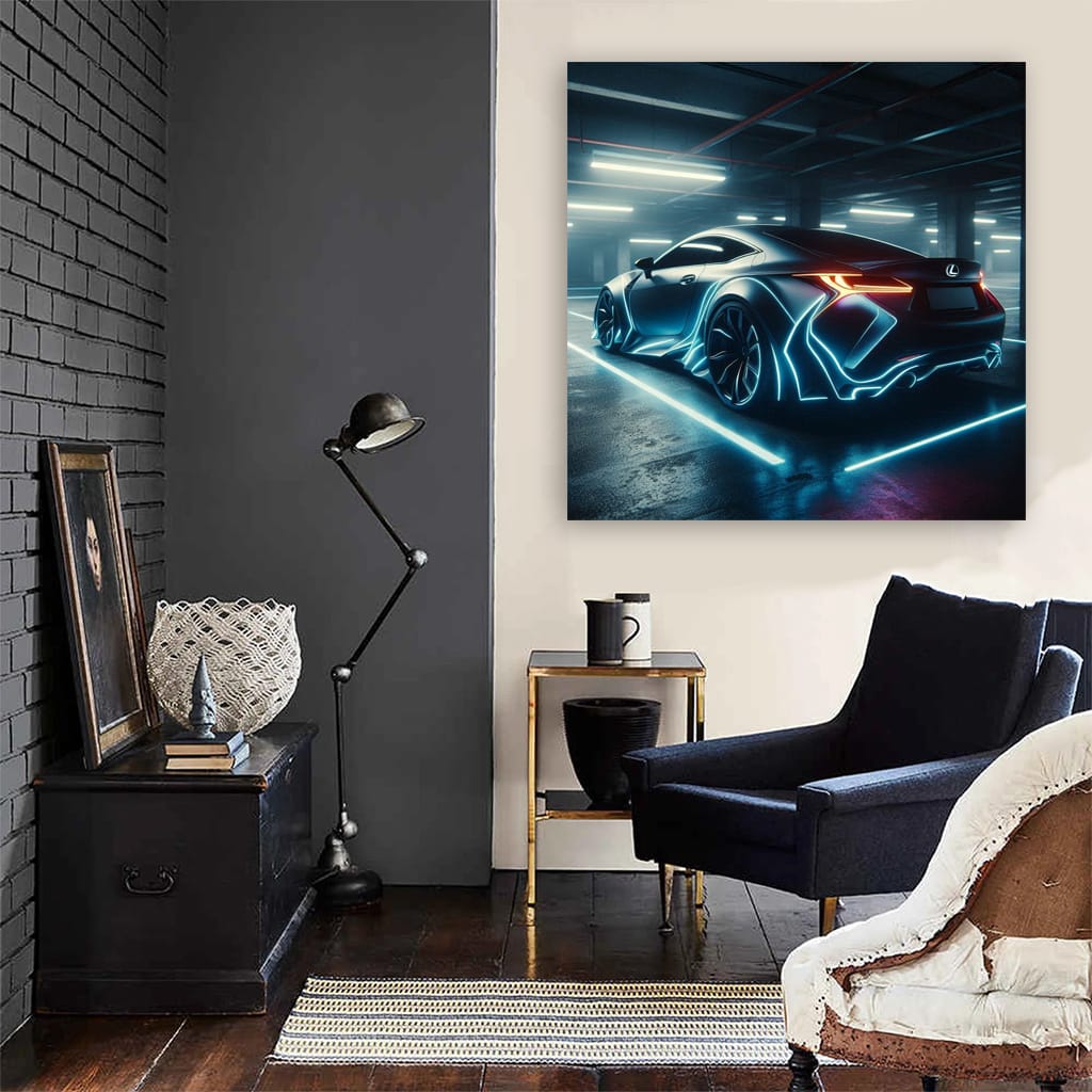 Lexus Rc Neon Wall Art