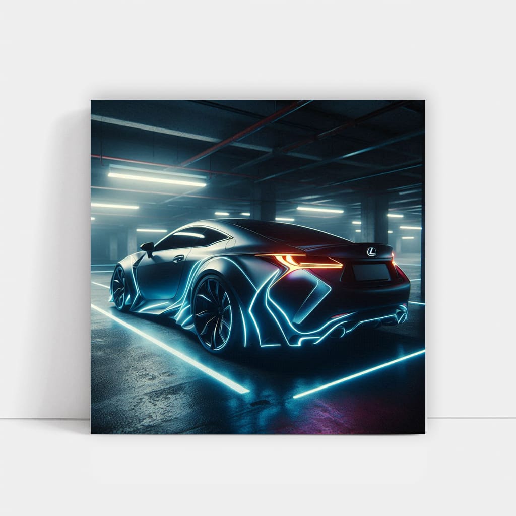 Lexus Rc Neon Wall Art