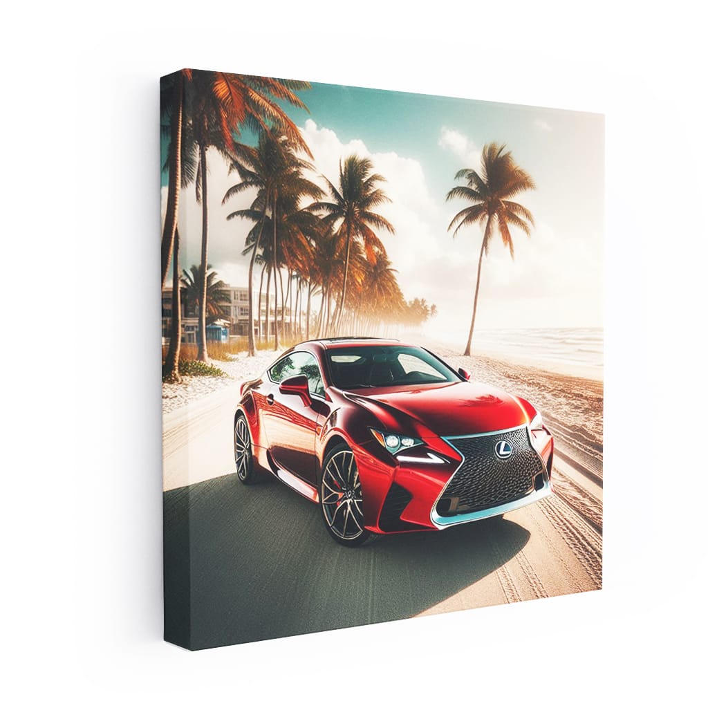 Lexus Rc On Bea Wall Art