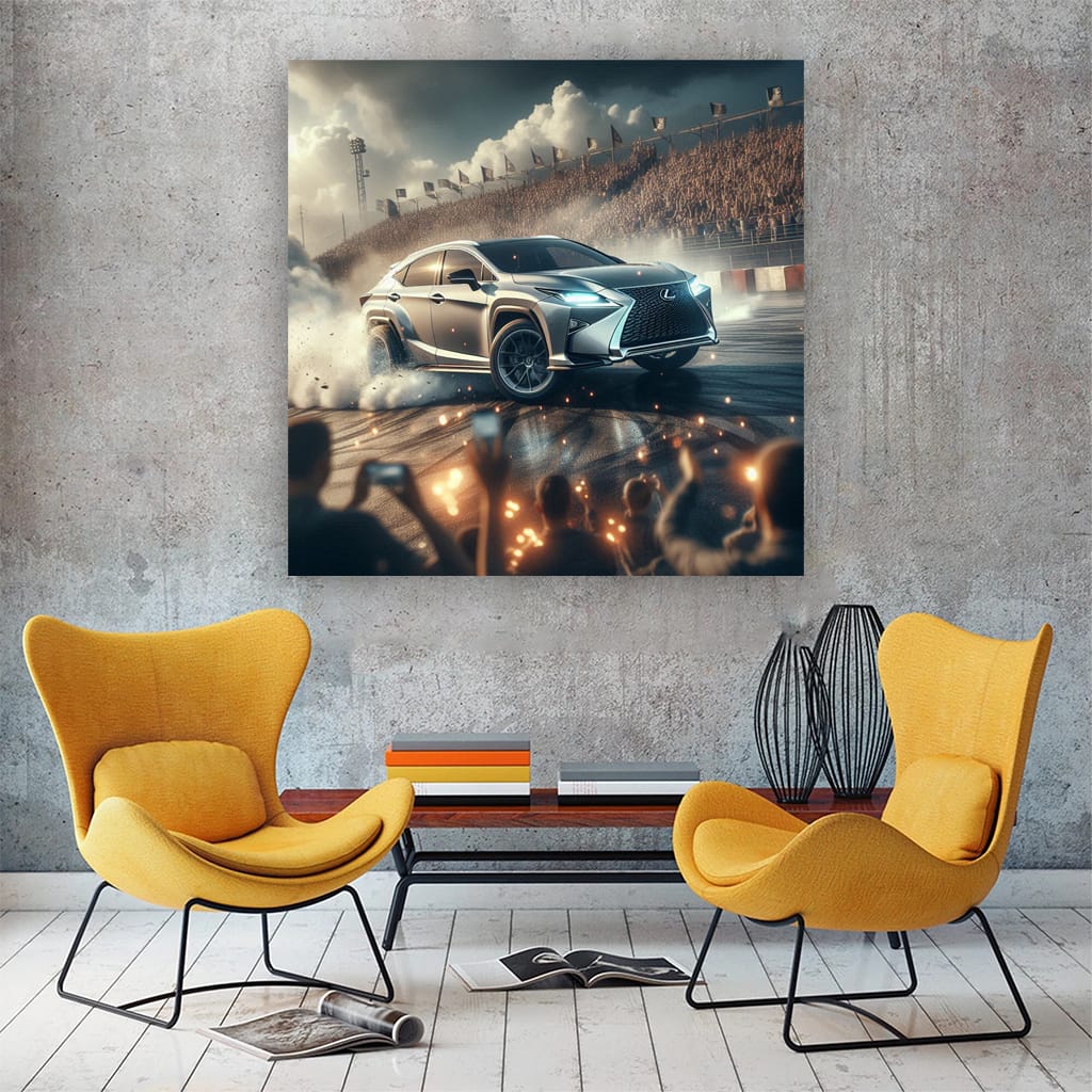 Lexus Rx Drift Wall Art