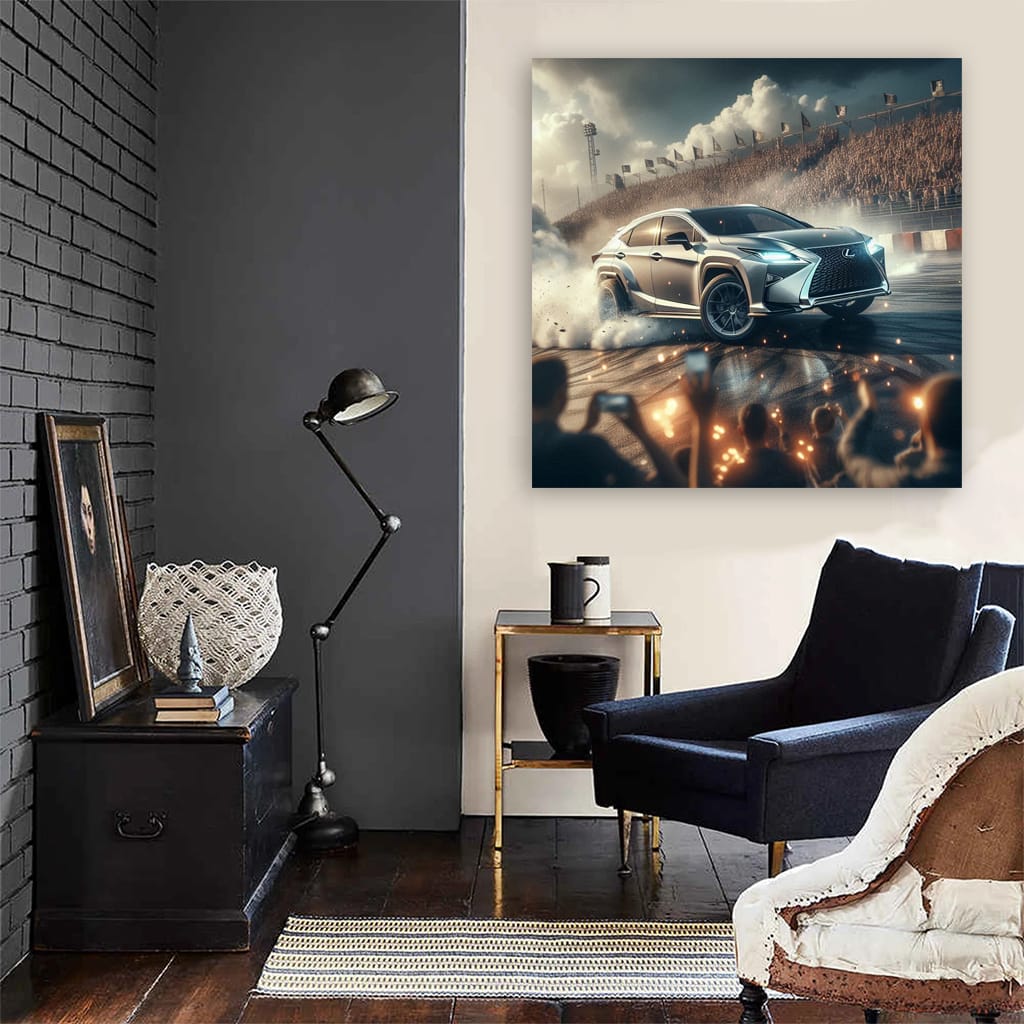 Lexus Rx Drift Wall Art