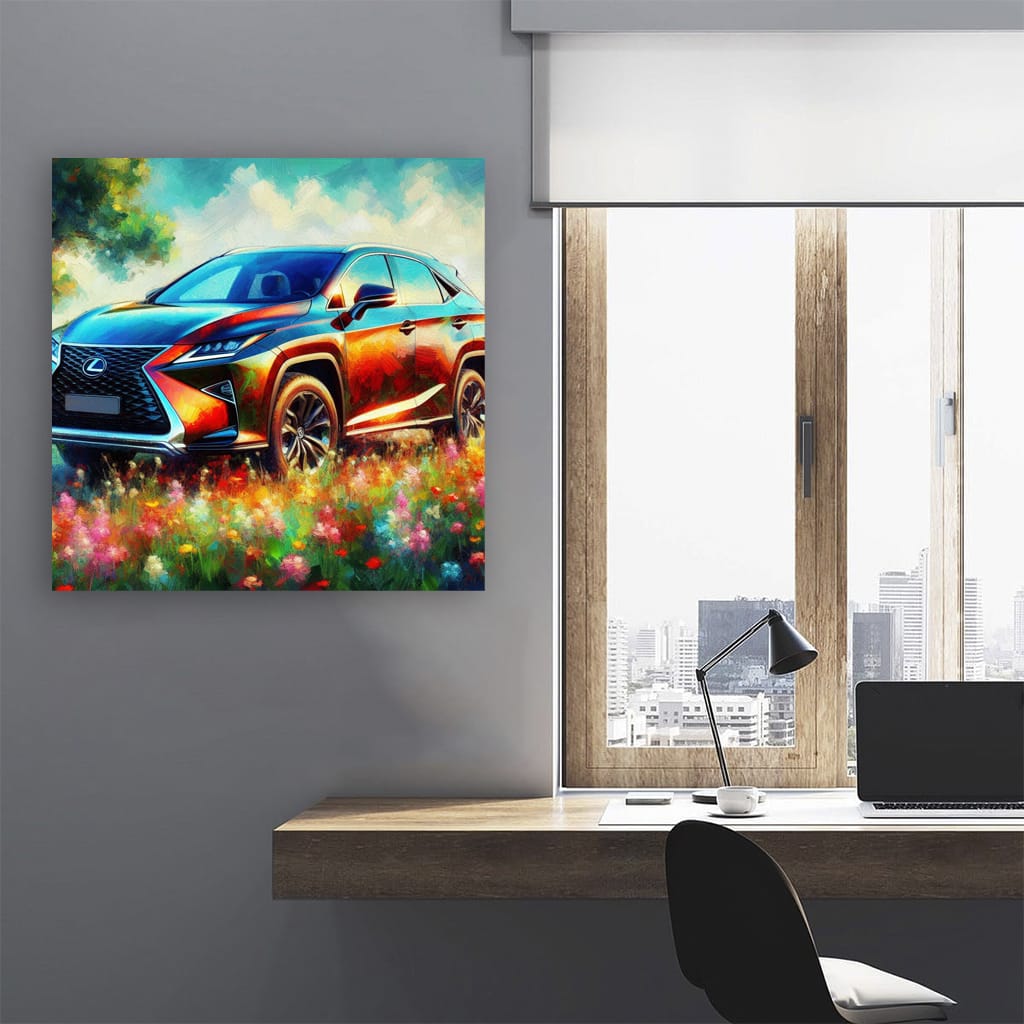 Lexus RX Artistic View - Elegance in Motion