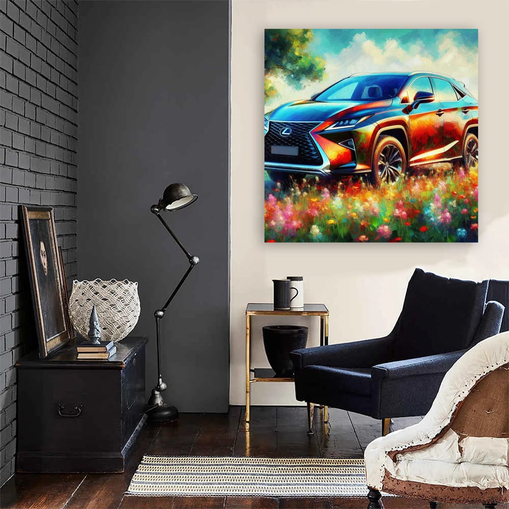 Lexus Rx Impressionism Wall Art