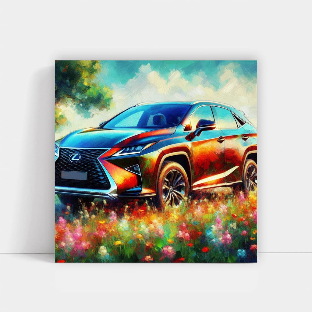 Lexus Rx Impressionism Wall Art