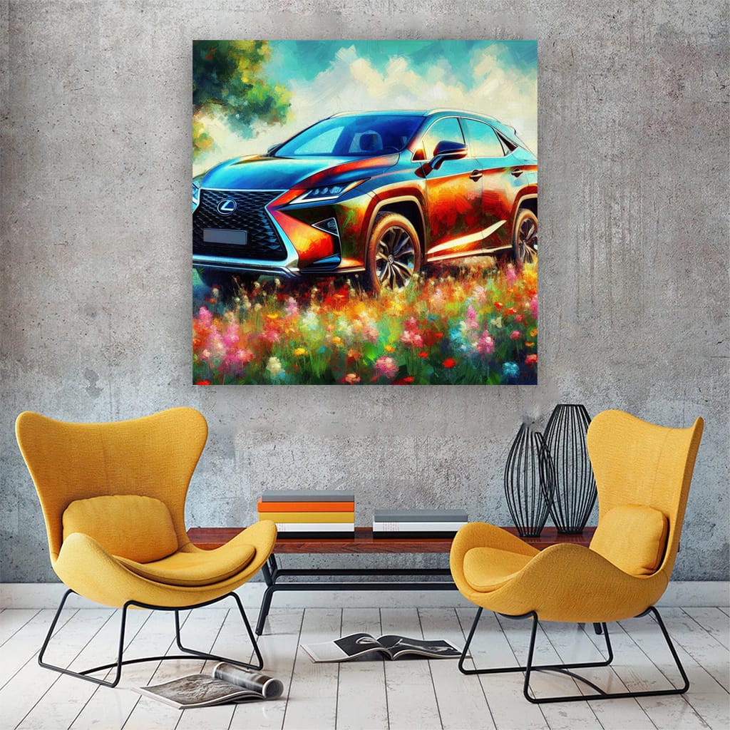 Lexus Rx Impressionism Wall Art