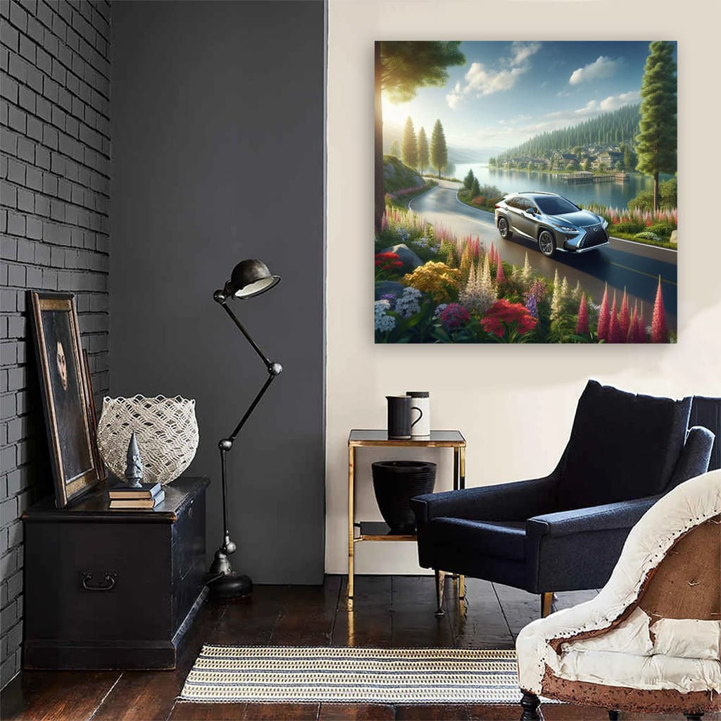 Lexus Rx River Wall Art