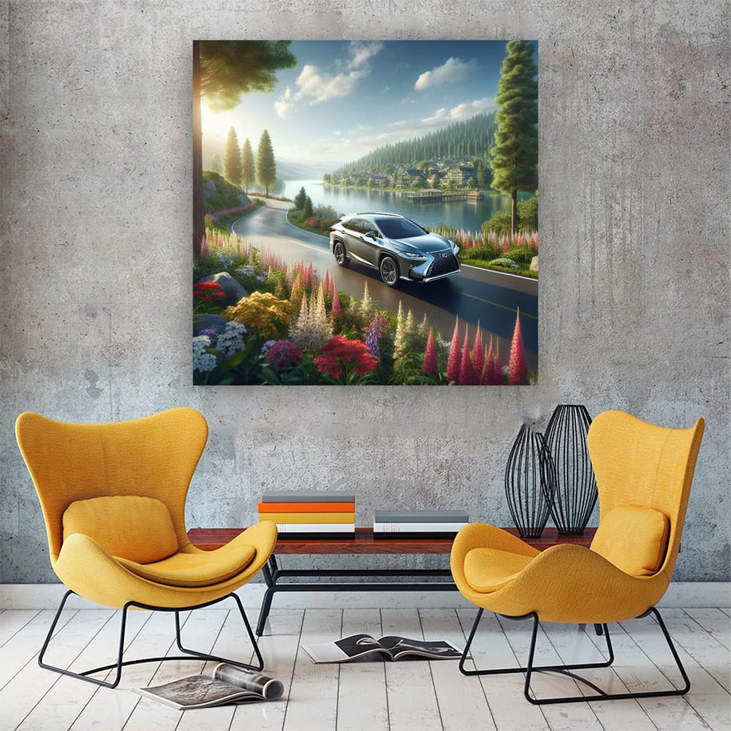 Lexus Rx River Wall Art