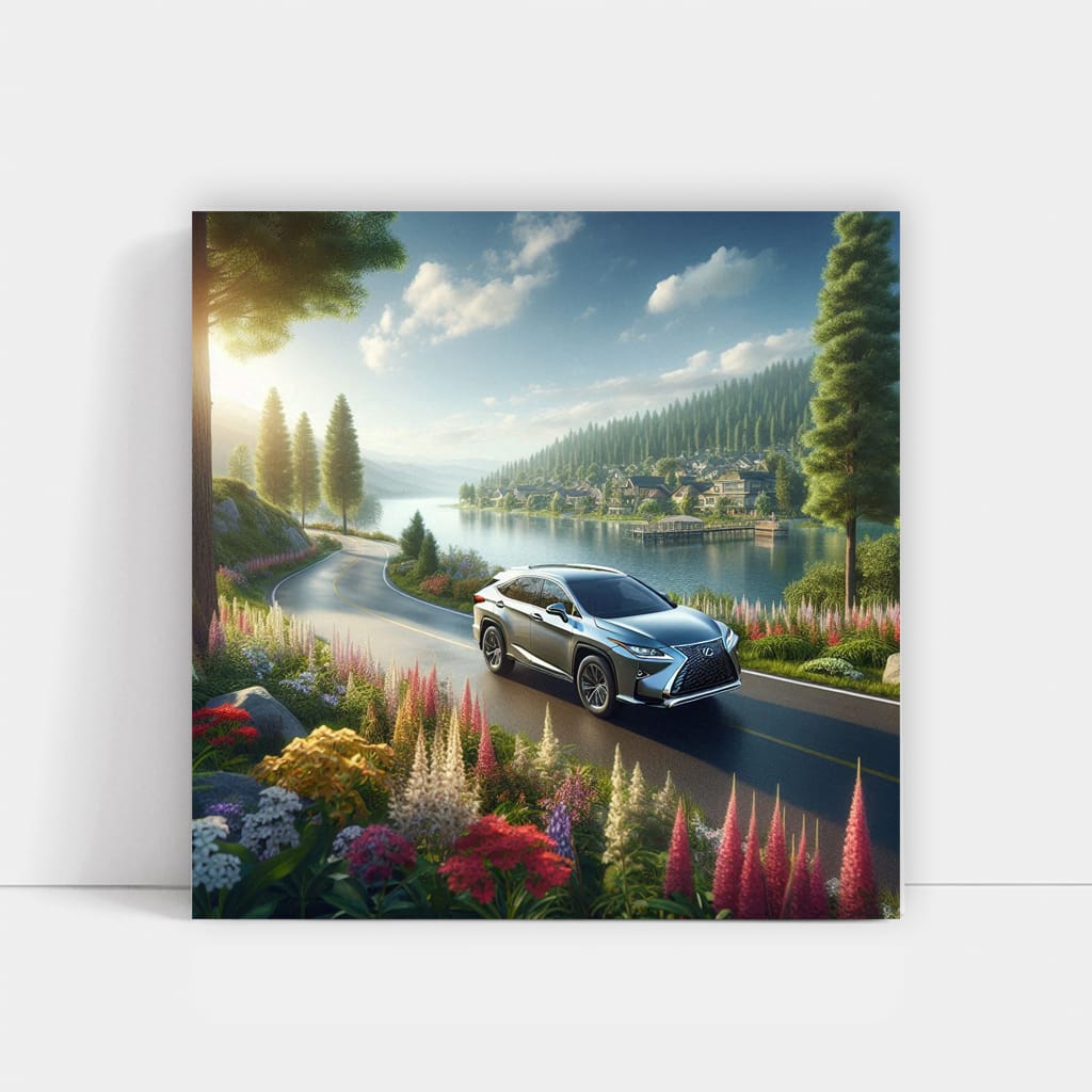 Lexus Rx River Wall Art