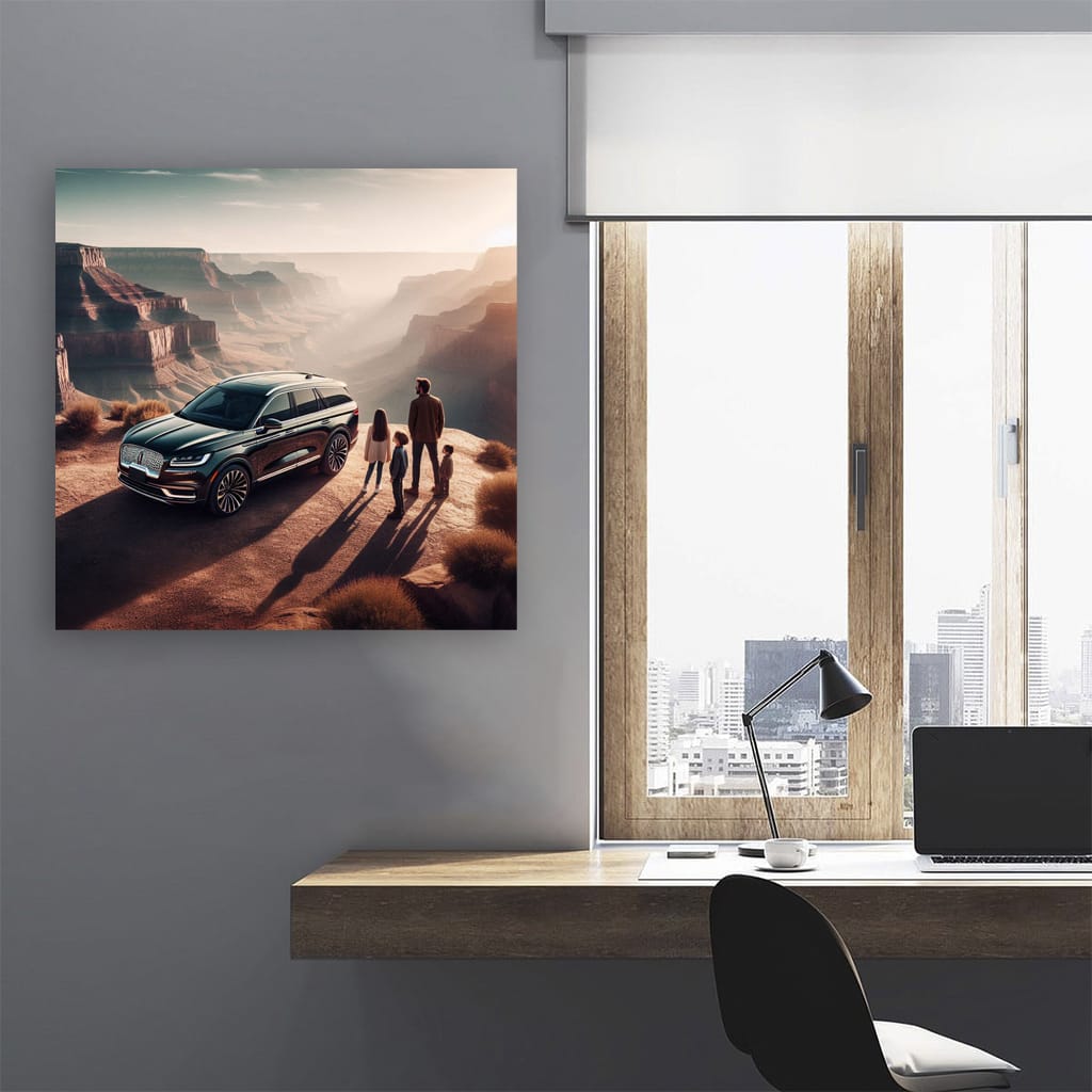 Lincoln Aviator Canyon Wall Art