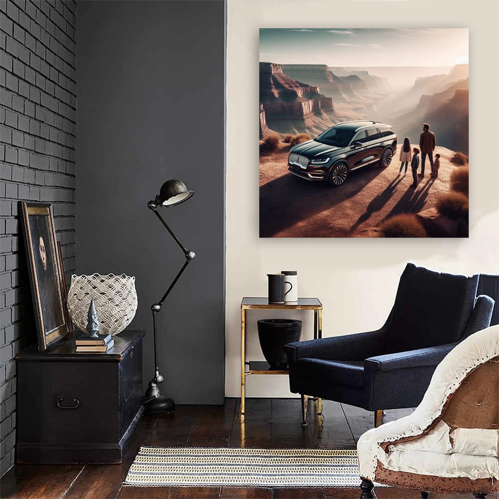 Lincoln Aviator Canyon Wall Art