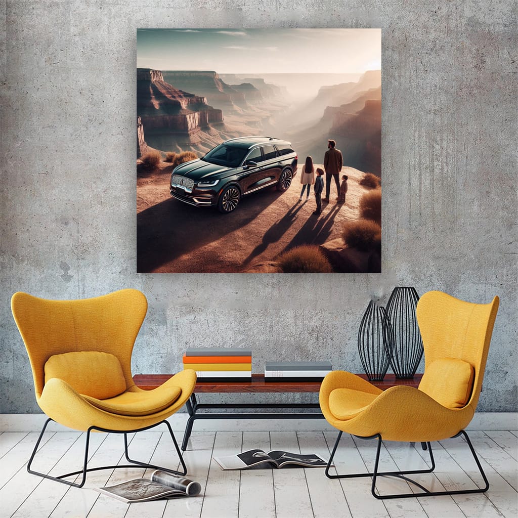 Lincoln Aviator Canyon Wall Art