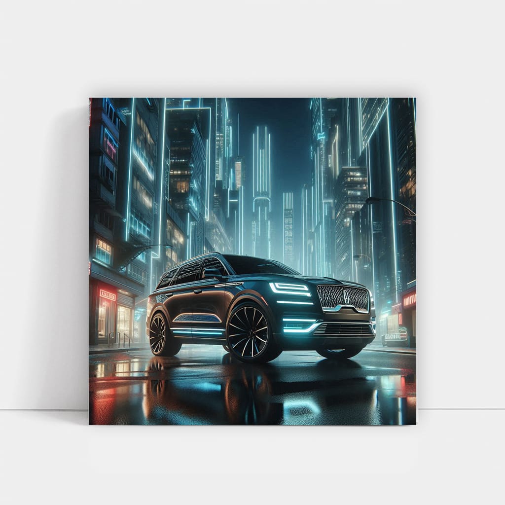 Lincoln Aviator Neon Wall Art